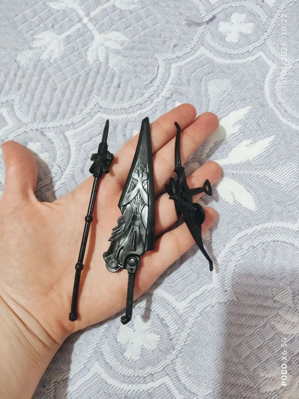 miniaturas Power Rangers antigo original bonecos action figure samurai azul e verde - Foto 3