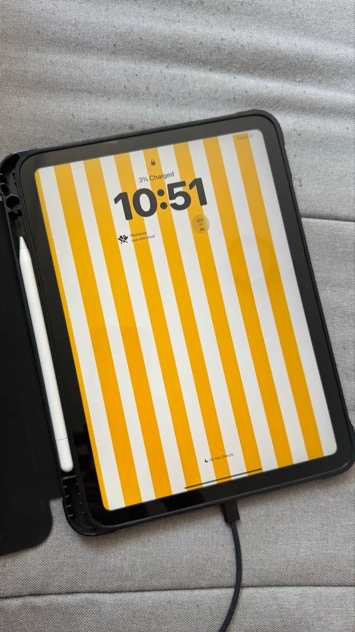 iPad 10° Geração + Apple Pencil + Capinha