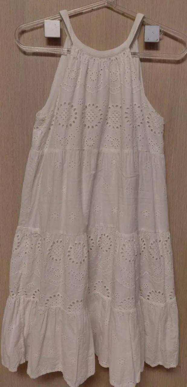 Vestido branco algodão Hering  - Foto 3