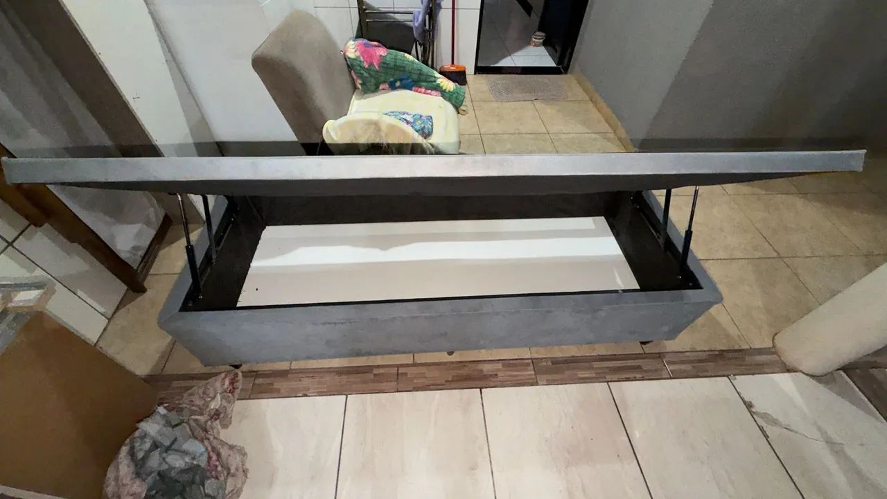 Cama box baú de solteiro  - Foto 3