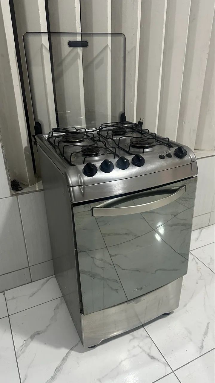 Fogão 4 bocas inox Eletrolux - Foto 2