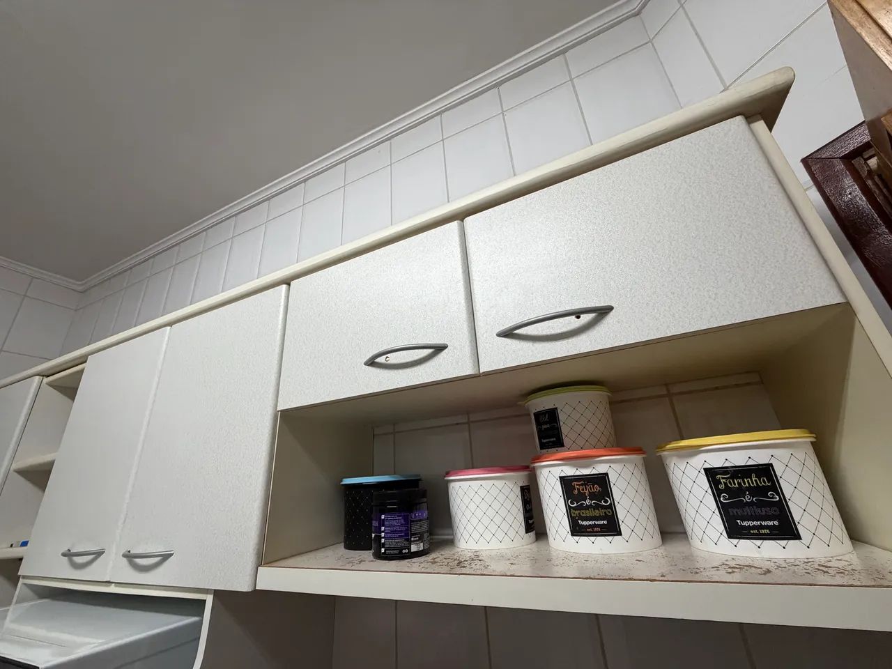 Conjunto de armários de cozinha + mesa de parede  - Foto 5