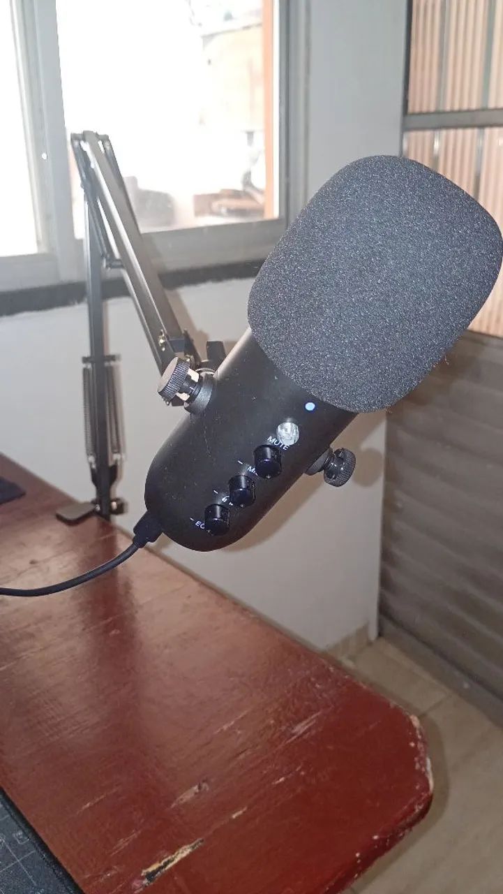 Microfone Houmuren Profissional + Braço articulado