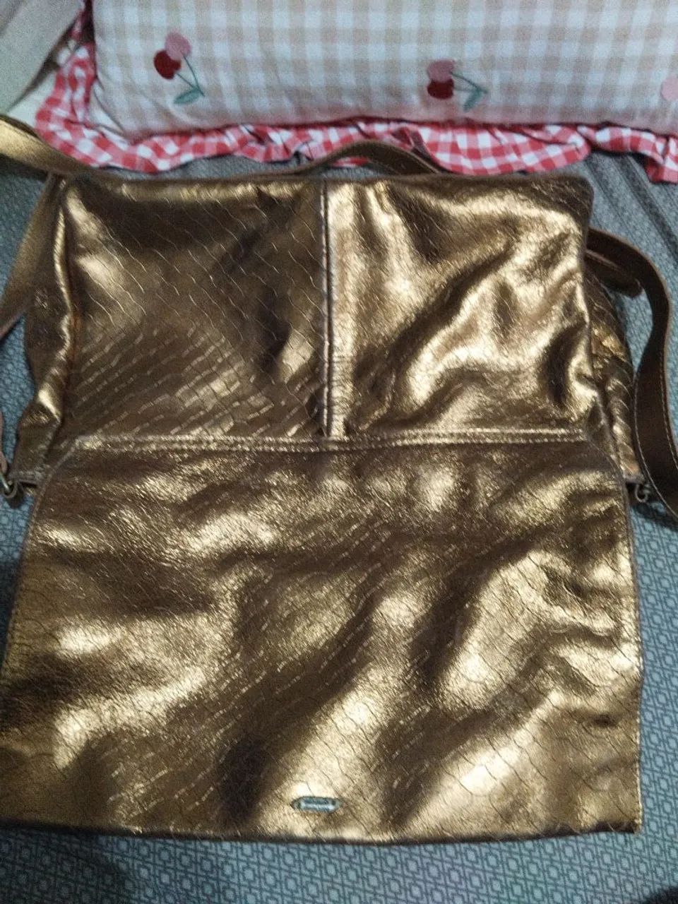 Bolsa couro Via mia  - Foto 4
