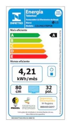 Smart TV 32" LG 32LM627 Wi-Fi - Foto 4