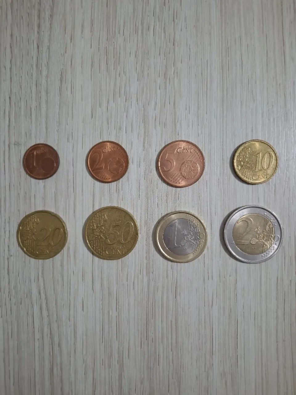 MOEDAS ITALIANA DE EURO DO 1º DIA DE CIRCULAÇÃO 01/01/2002