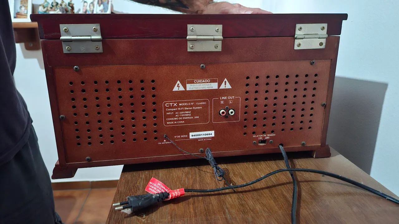 Toca Disco Vintage Retro CTX - Foto 5