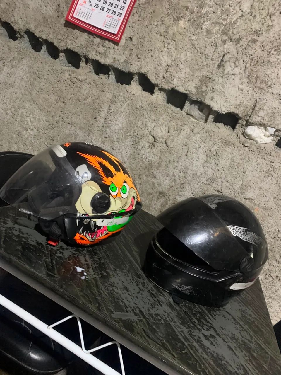 Capacete seminovo para moto