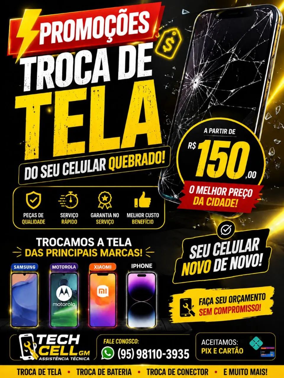 CELULAR/CORCETO A PARTIR DE 150$