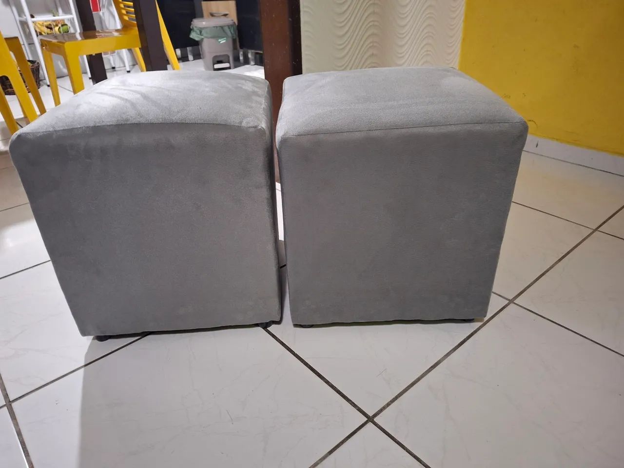 Puff quadrado 40x40 cores a escolher 