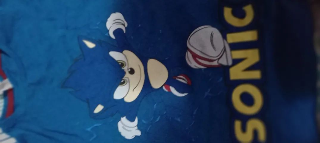 Blusa manga longa,azul,tamanho 12 [SONIC] - Foto 4