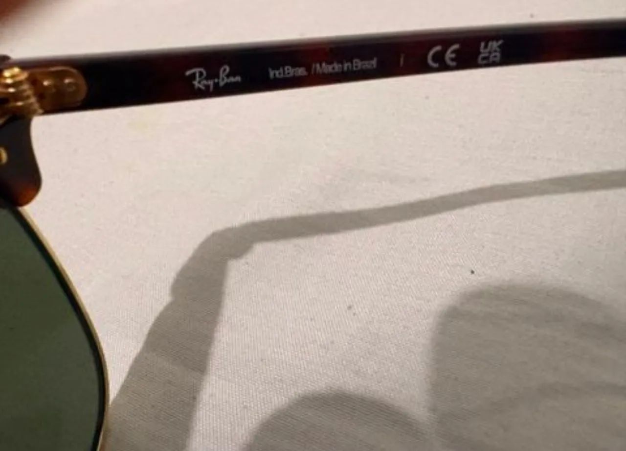 Óculos Ray-Ban Clubmaster Tartaruga - Foto 4