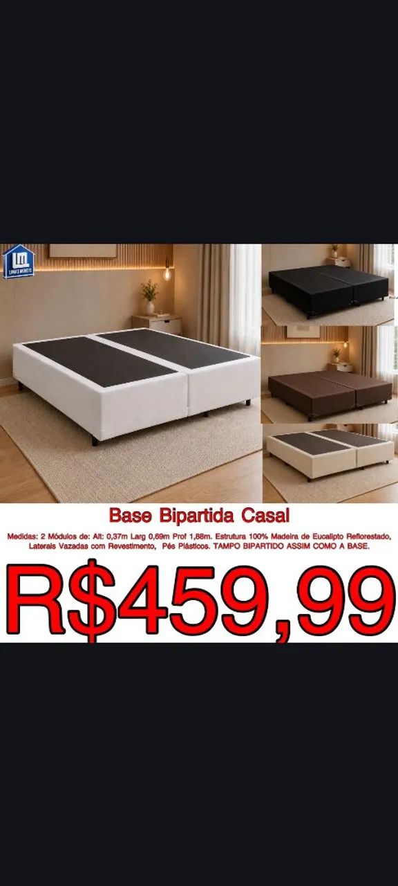 Base para cama baú ou simples 