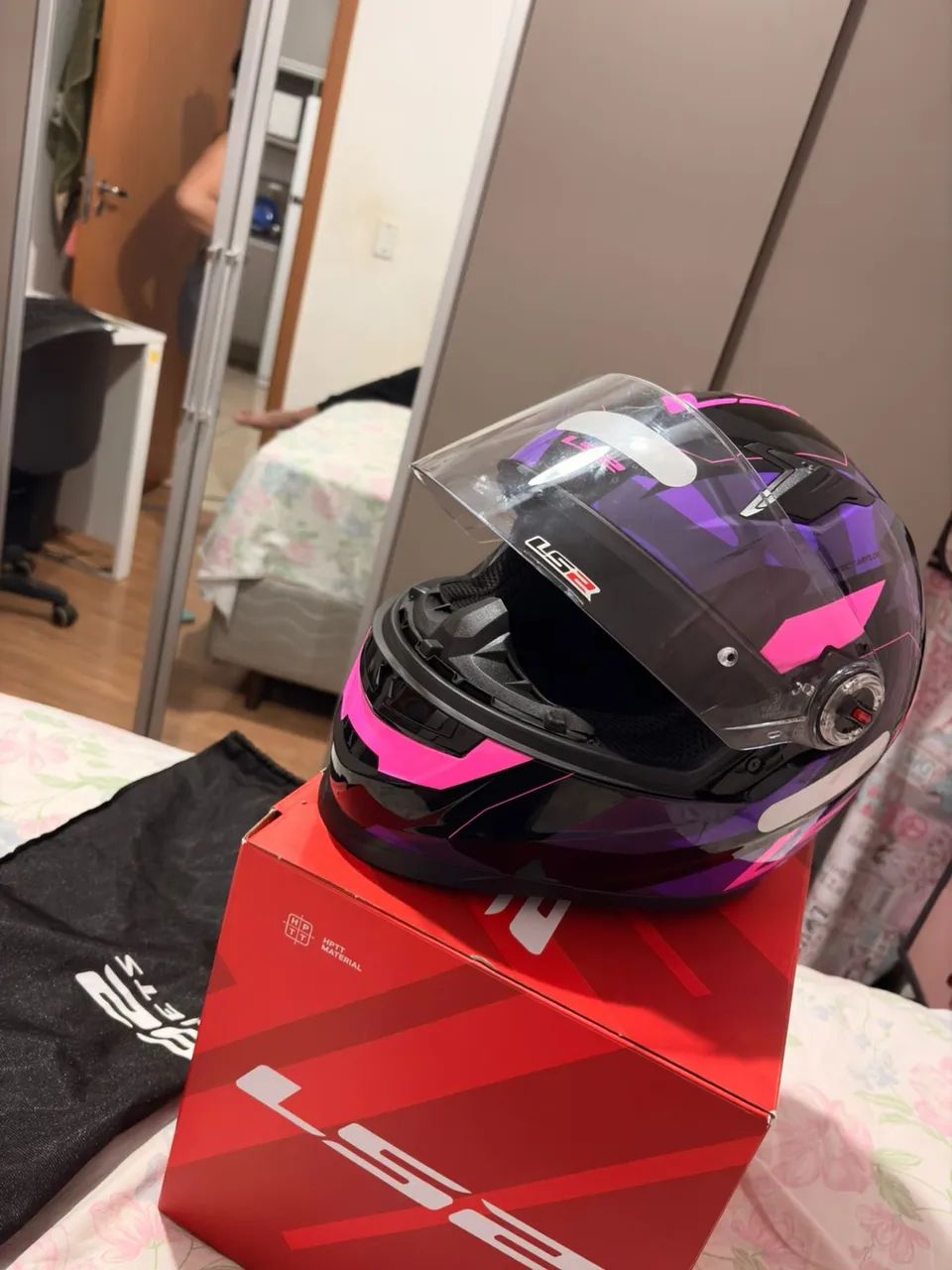 Ls2 tank roxo - Foto 4