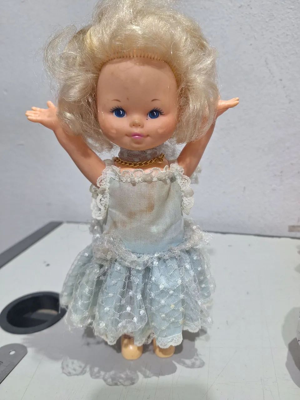 Boneca Bailarina Estrela À Corda Funcionando 