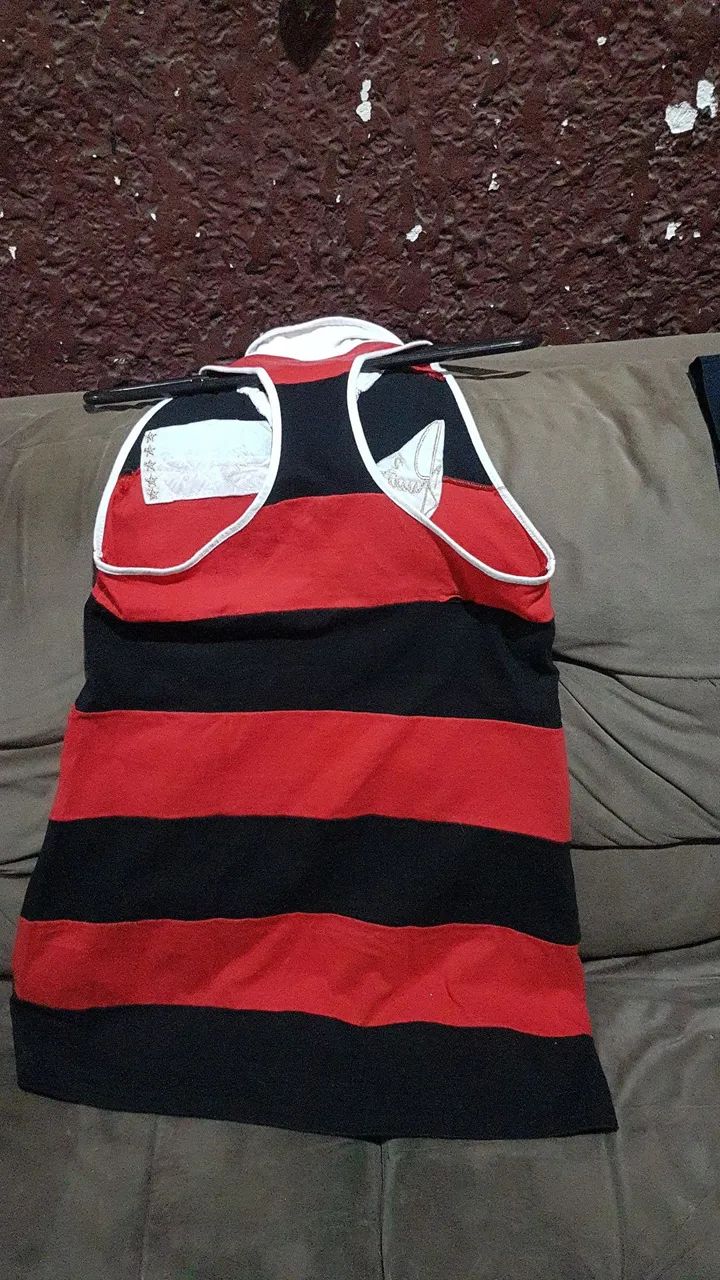 Vestido retr ô torcedora Fla  - Foto 2