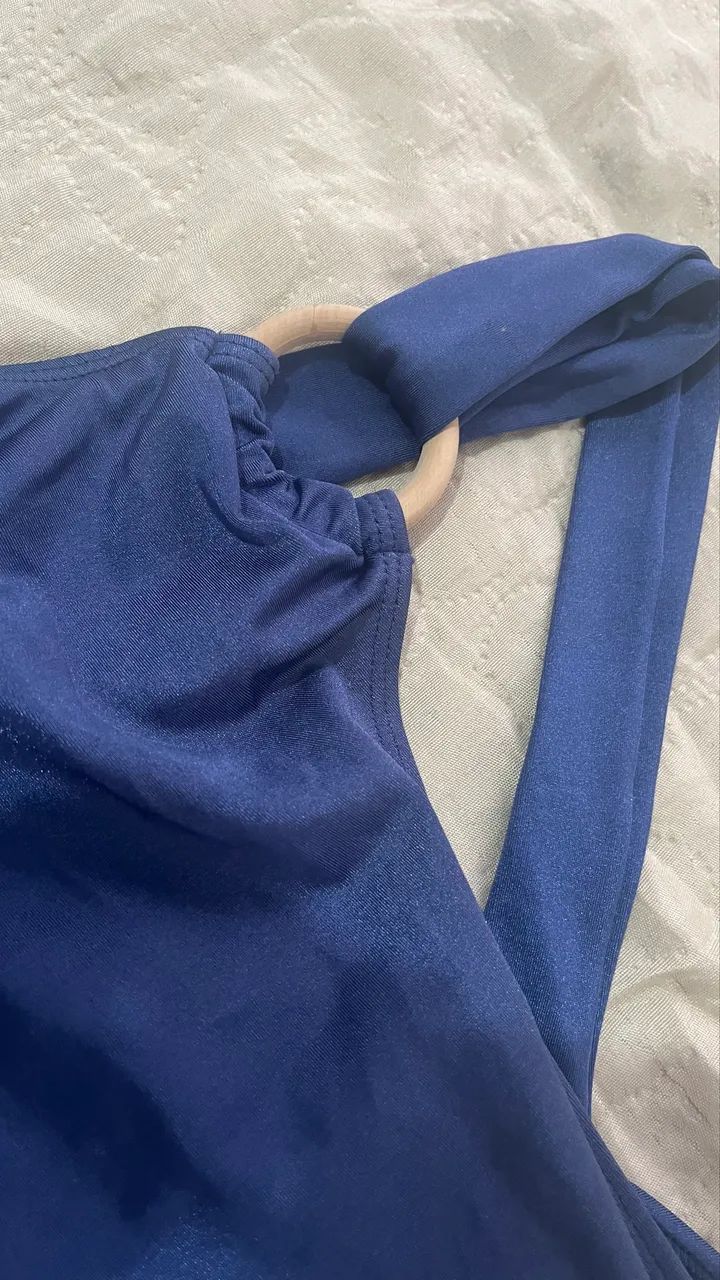 Body acetinado azul* - Foto 2