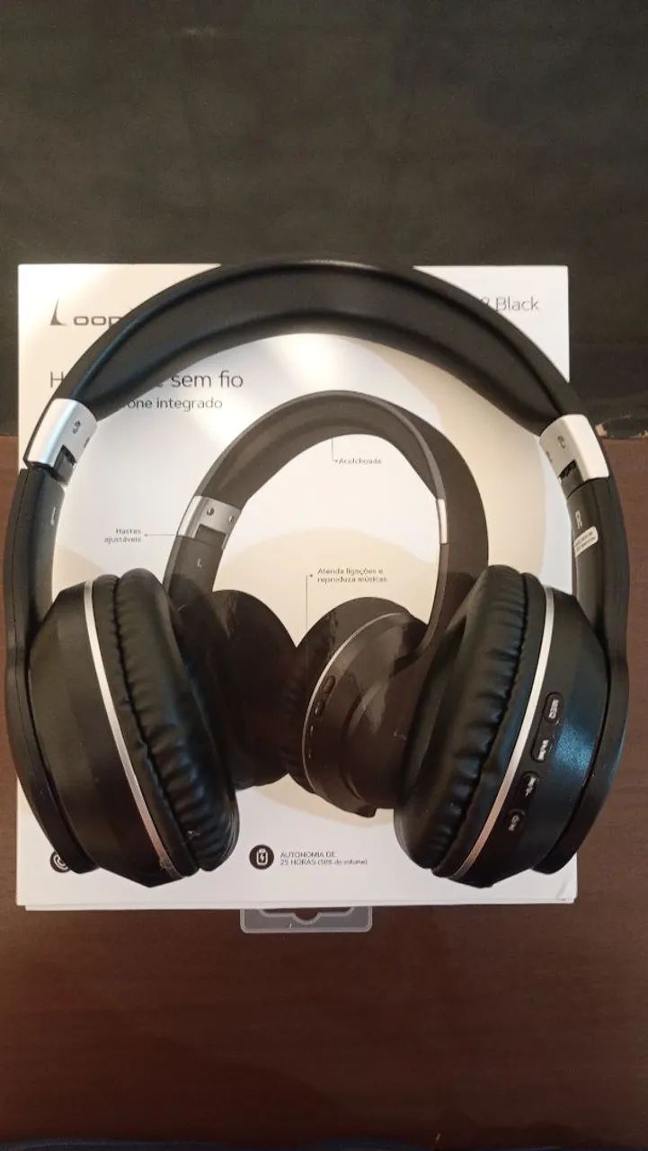 Headphone sem fio Loop Way CH168 Black - Fone de ouvido - Bluetooth