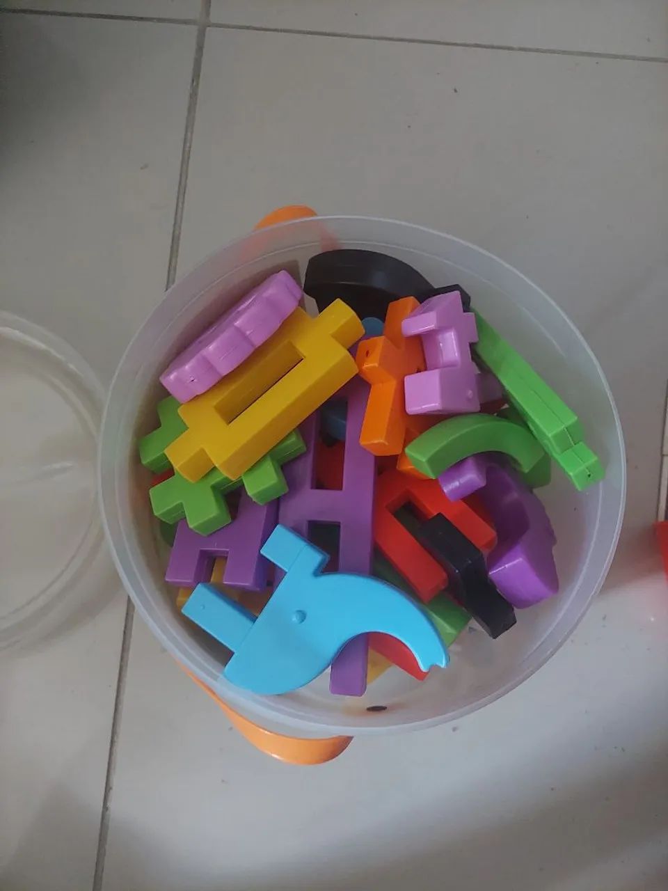 Brinquedo Big Block completo usado - Foto 2