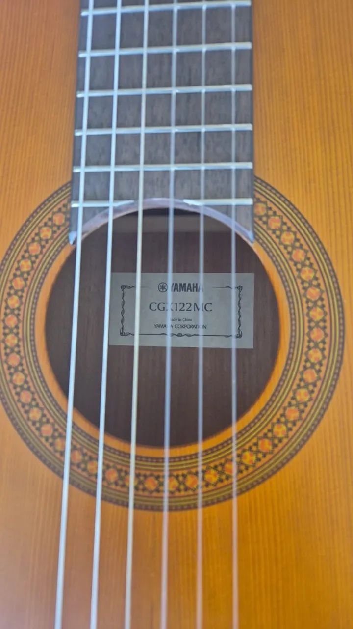 Violão Yamaha Eletrico Cgx122mc Nylon Natural - Foto 3