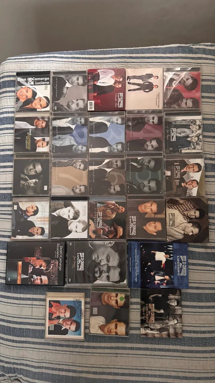 Coleção CDs e DVDs Zezé di Camargo & Luciano - CDs, DVDs etc