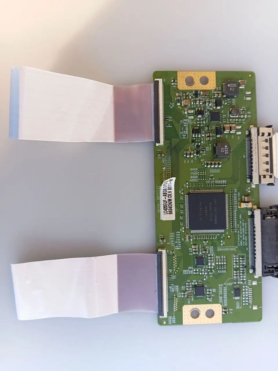 Placa T-Con LG LC420EUF + 4 Cabos Flat Originais - Funcionando - Foto 2