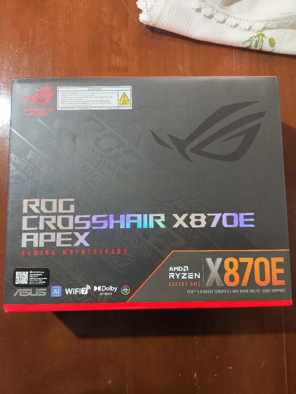 Placa mãe Rog Apex x870e LACRADA