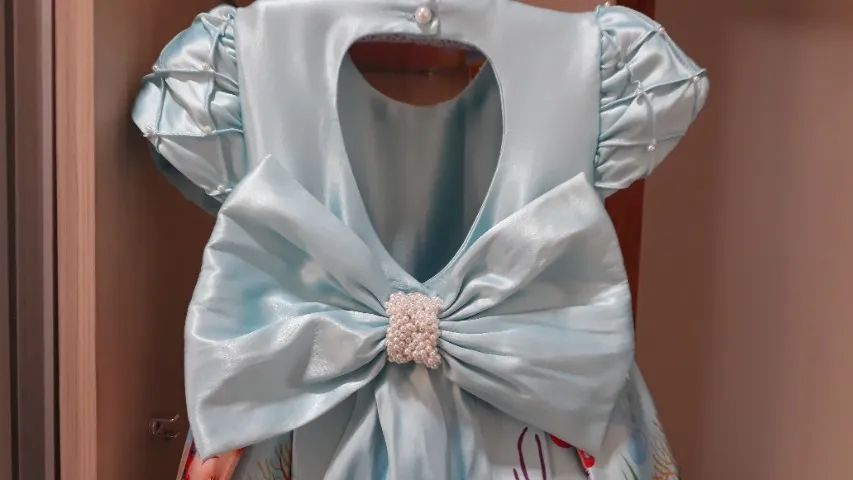 Vestido princessa Ariel 1 ano - Foto 3