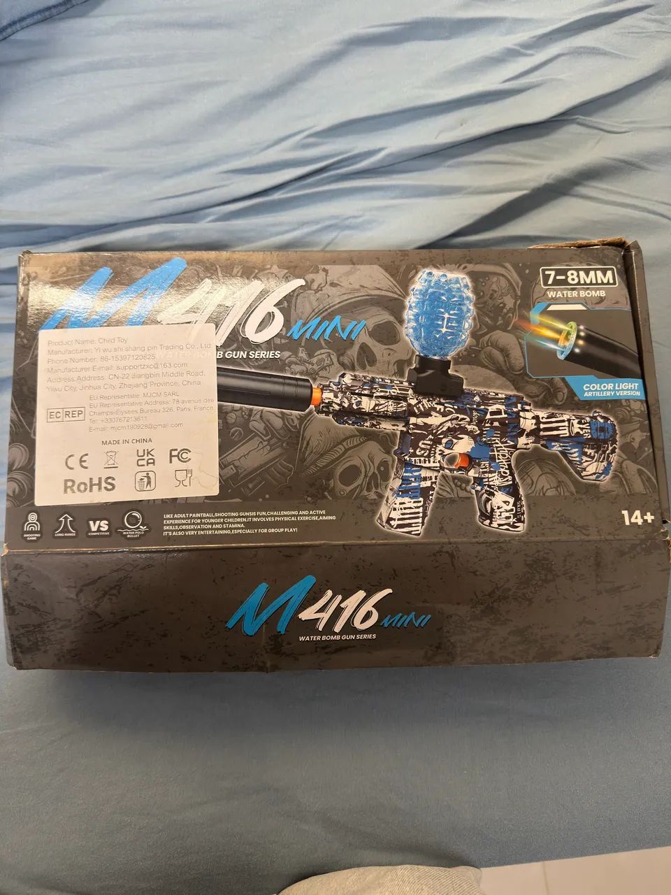brinquedo de gel tipo nerf
