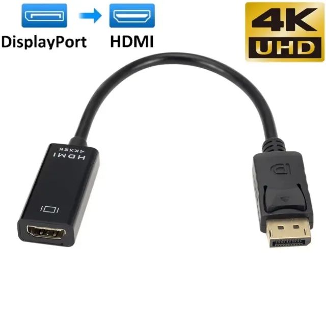 Adaptador Conversor Displayport Para Hdmi 4k