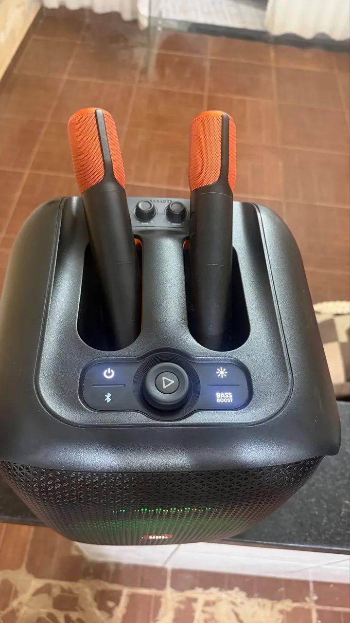 CAIXA JBL ANCORE C/ MICROFONES - Foto 5