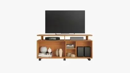 Rack Bancada C/Rodizio P/TVs Até 56 Polegadas 1.36M. Produto Novo Direto de Fábrica! - Foto 5