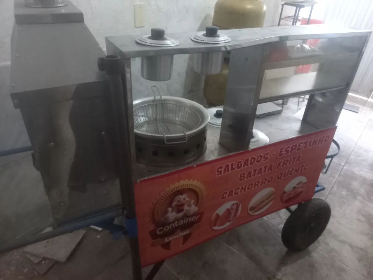 Carrinho para lanches