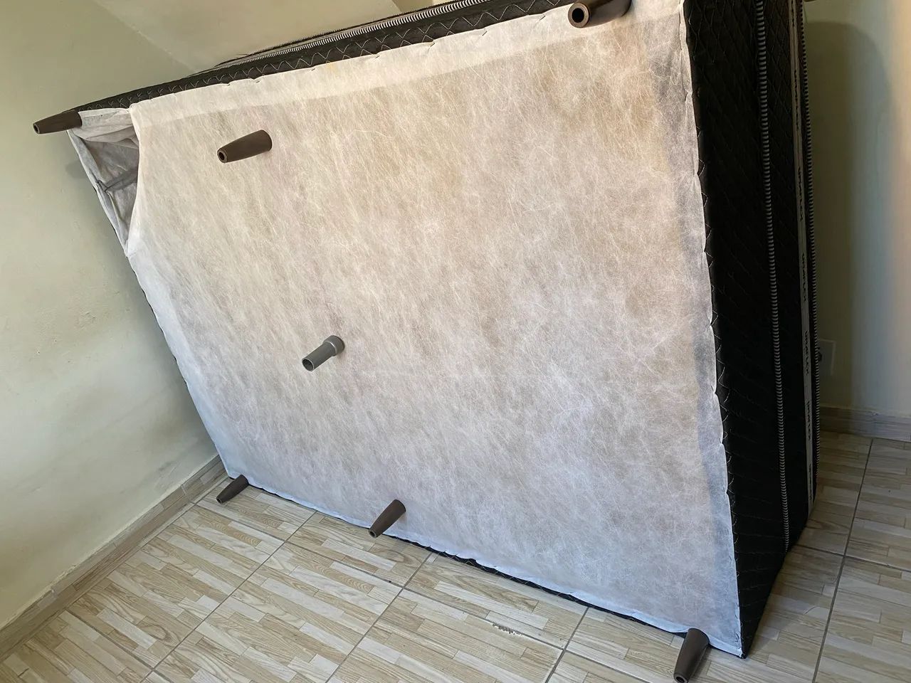 Base preta cama de casal  - Foto 3