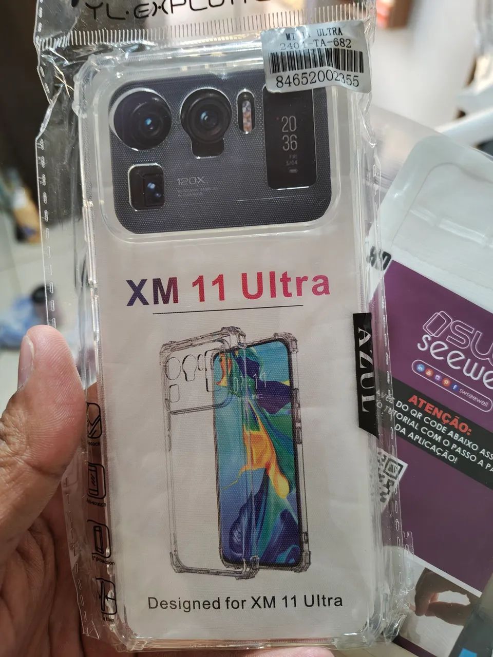 Capa e película traseira para Xiaomi 11 ultra 