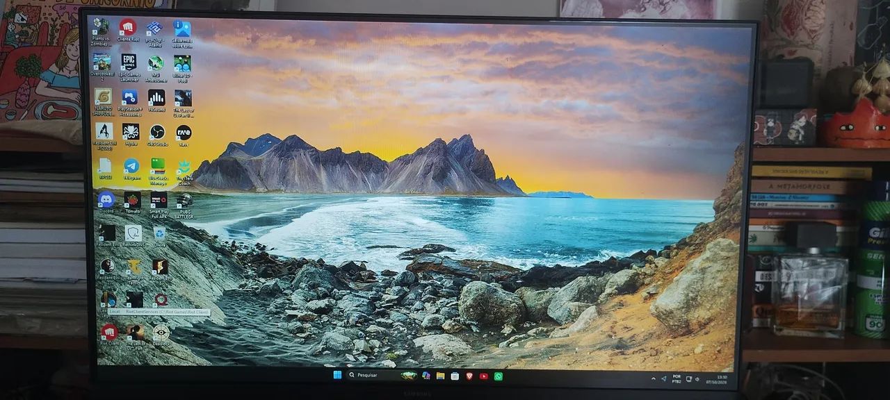 Monitor Samsung Essencial S3 24 polegadas, IPS, 100hz