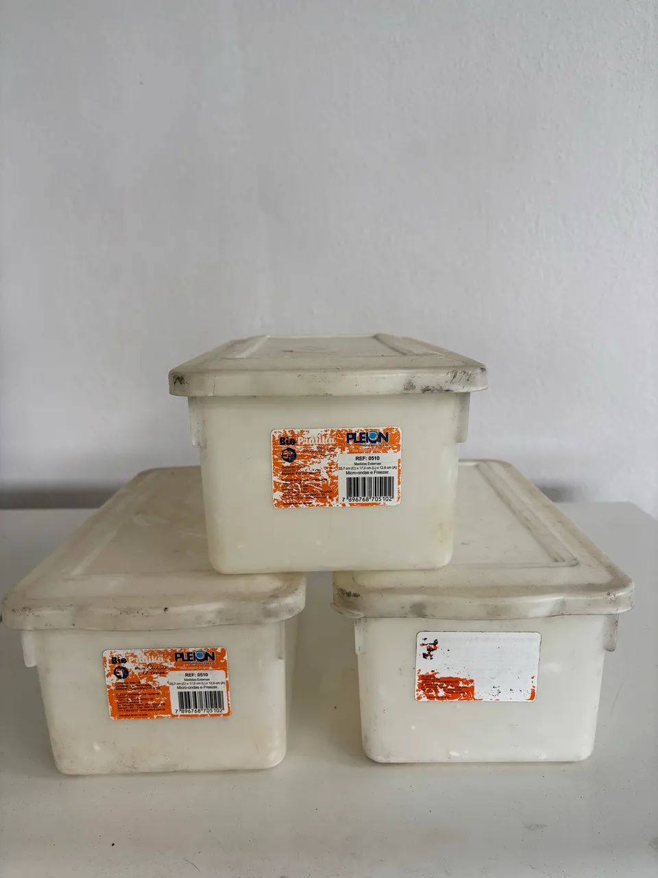 Vasilha de plástico 