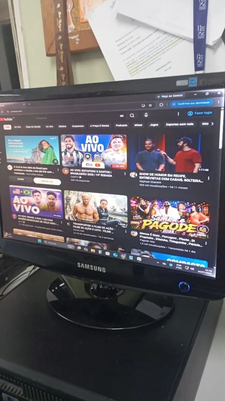 Monitor Samsung - Tela de 17" 732NW PLUS - Foto 5