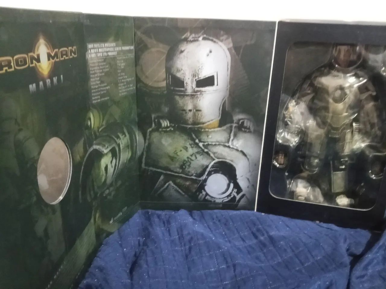 アメコミ Hot Toys Iron Man Mark I MMS80 Iron Man Mark 1 hot toys mms80 novo nunca exposto - Hobbies e