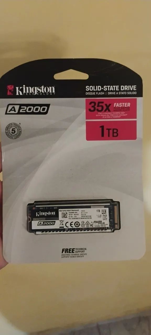 Nvme 1TB Kingston M.2