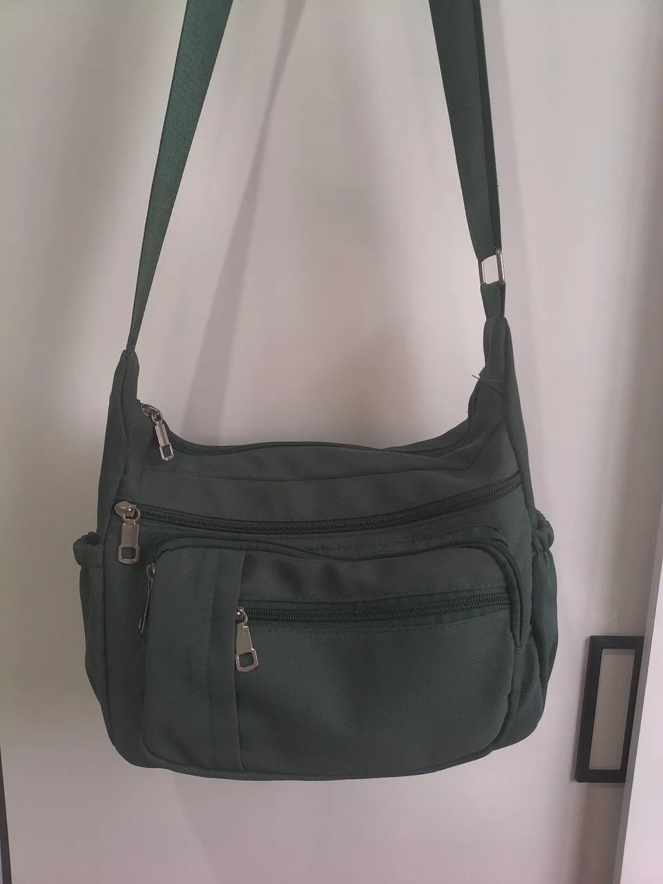 Bolsa verde transversal - Foto 2