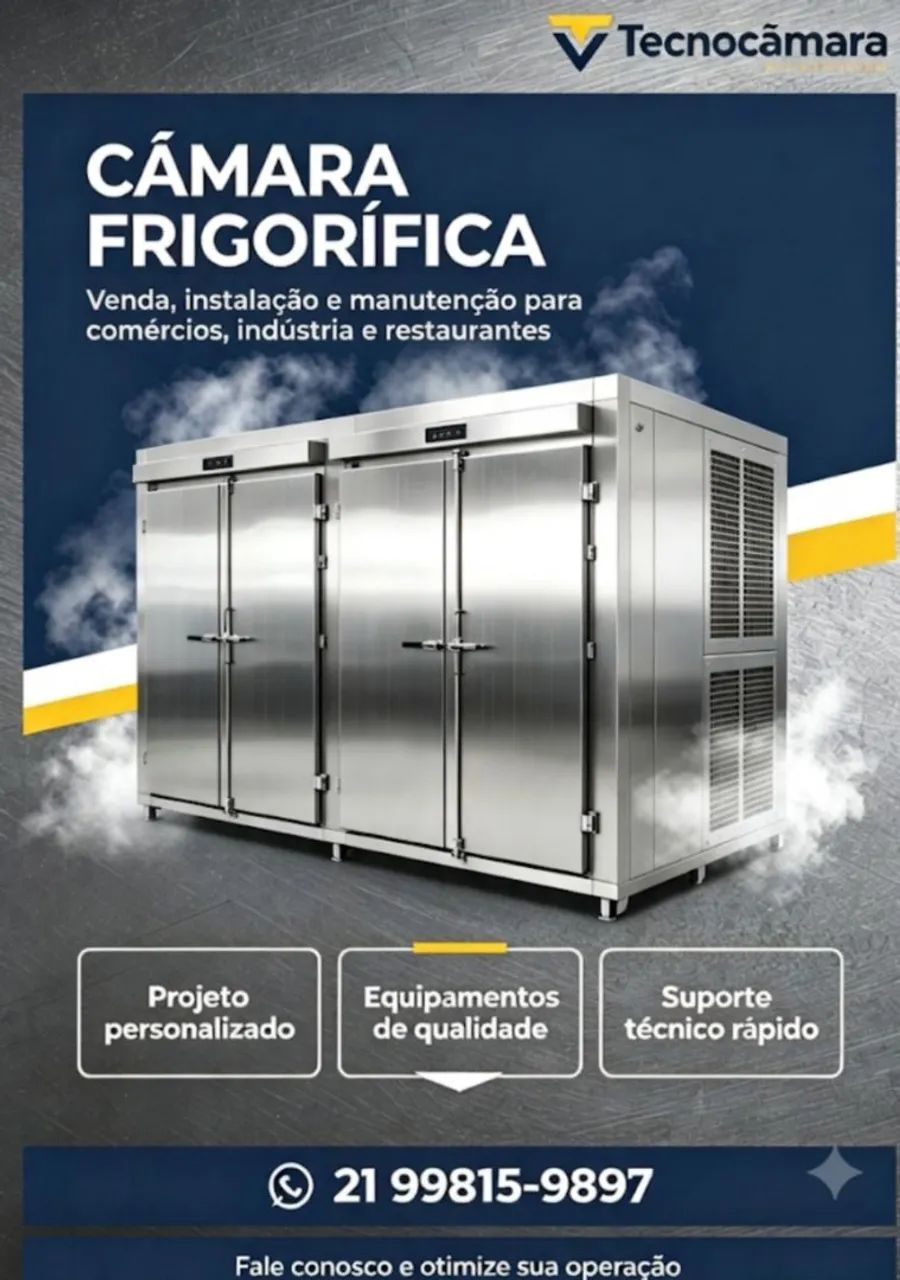 Camara frigorifico para comercio,mercado e industria.
