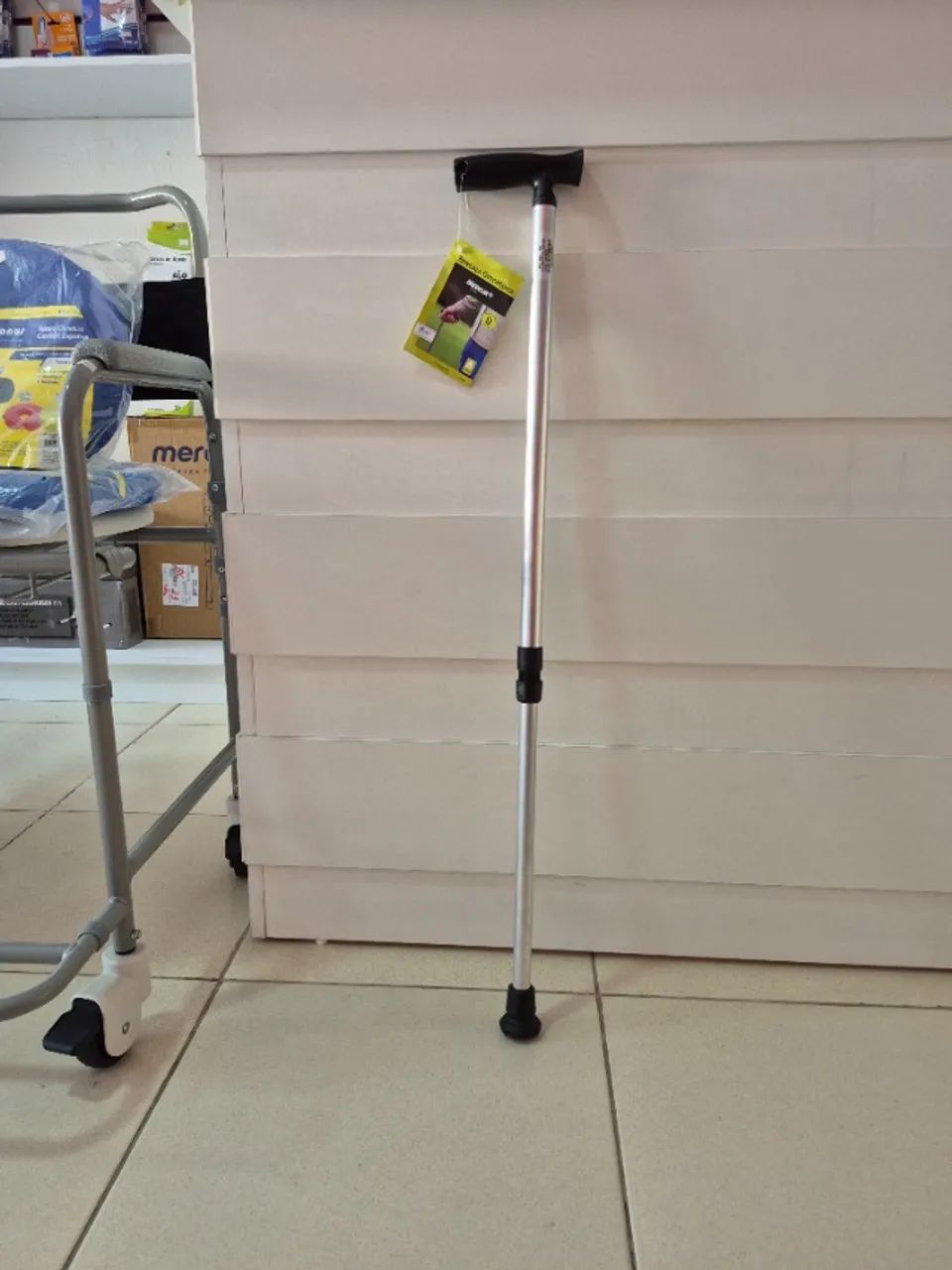 Bengala Tipo T Regulável em Alumínio - Mercur - Foto 2
