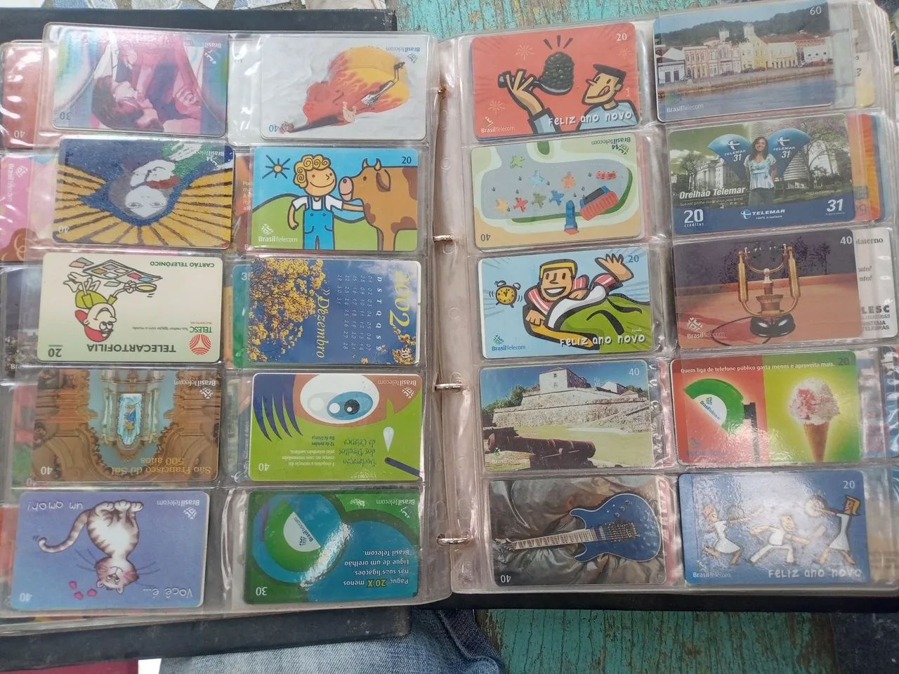 cartões telefônicos