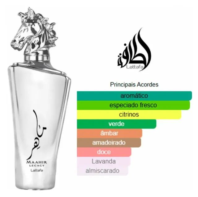 Perfume Arabe Maahir Legacy Lattafa Eua De Parfum - Foto 4