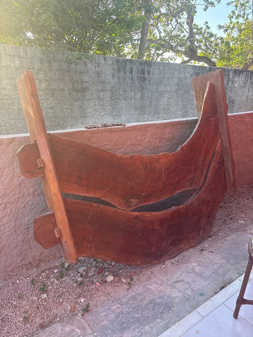 Cama rustica madeira de lei