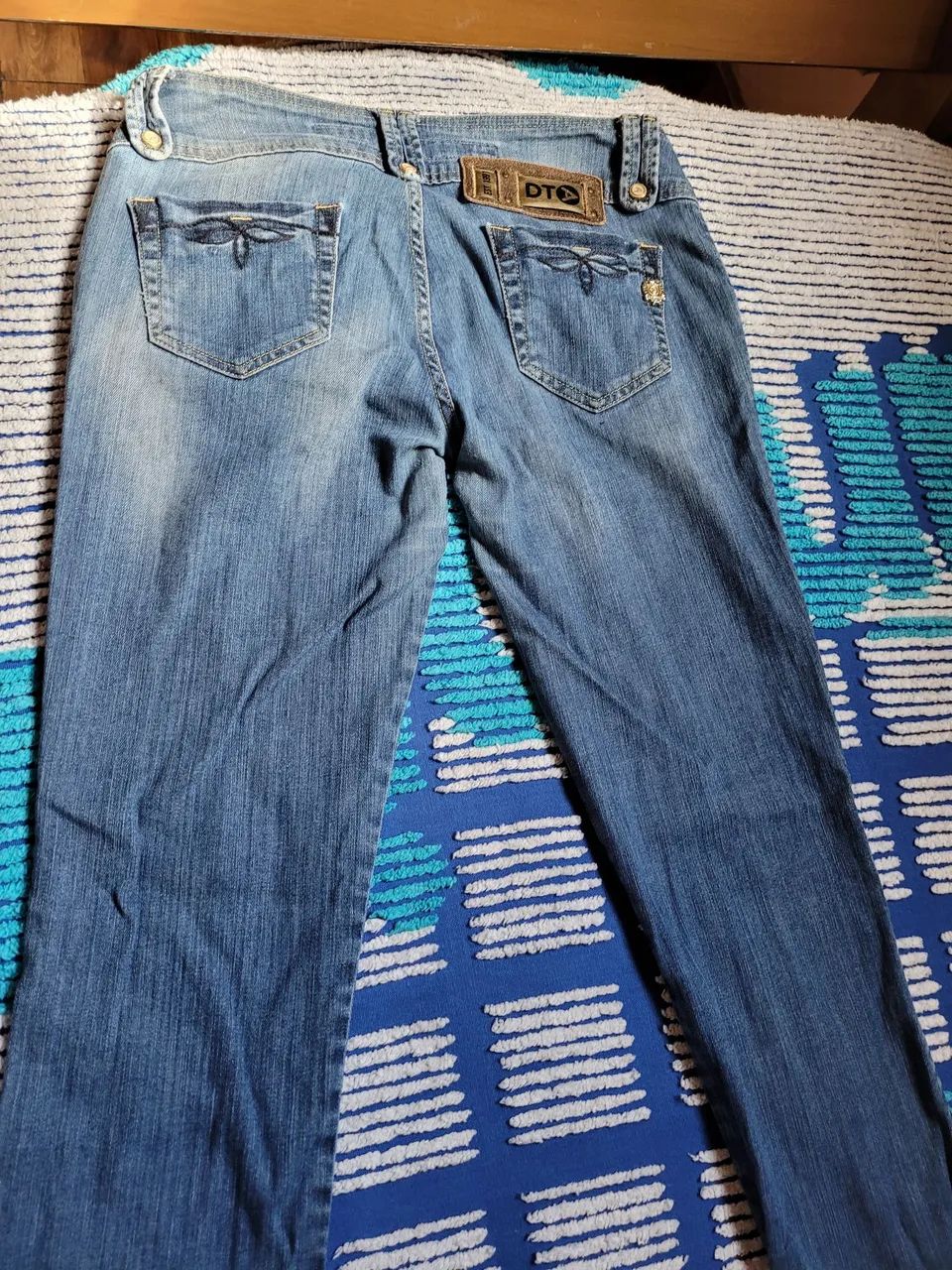 Calça jeans disritmia original cintura baixa 