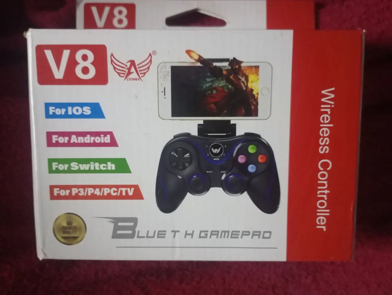 Controle bluetooth para celular 