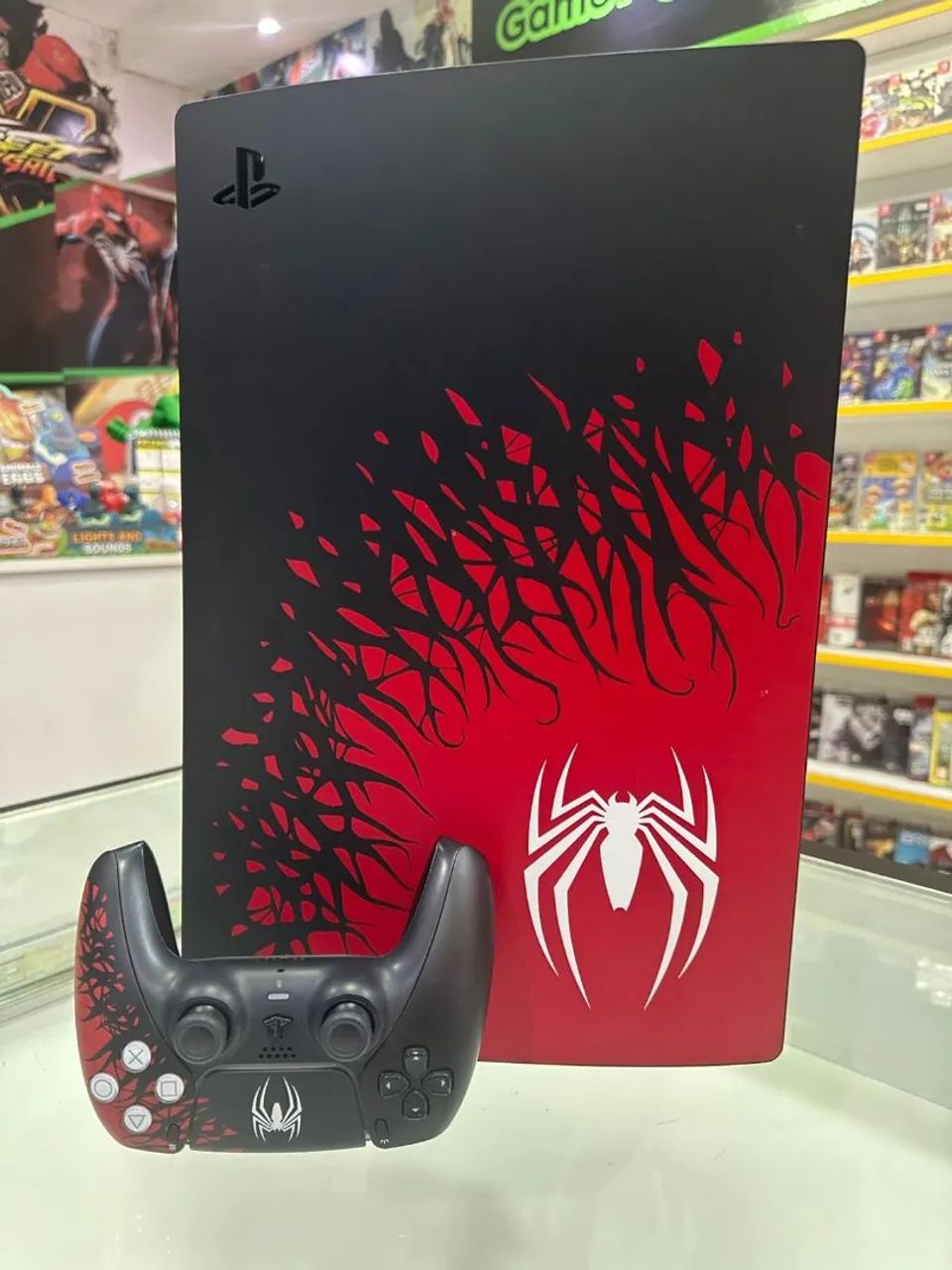 PS5 SLIM COM LEITOR +JOGOS  - Foto 2
