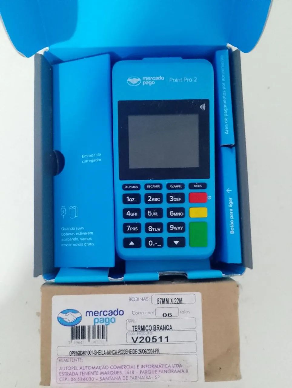 Maquininha point pro 2 mercado pago  - Foto 2